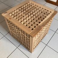 HOL Tavolino IKEA acacia 50x50 cm