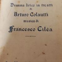 Libretto d’opera Gloria – Francesco Cilèa
