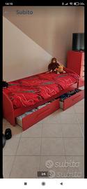 Letto con contenitore 