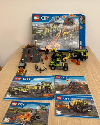 Lego city 60124 Base delle esploraIone Vulcanica