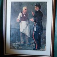 Antica stampa Carabinieri. 