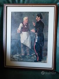 Antica stampa Carabinieri. 