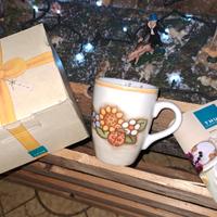 Thun Tazza Latte Country Girasole Mug