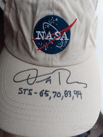 Cappellino Nasa Autografato da Astronauta Thomas
