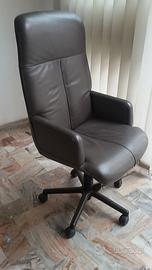 POLTRONA UFFICIO IN PELLE