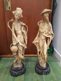 Vintage. Coppia statue cinesi anni 60
