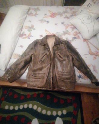 giubbotto pelle vintage