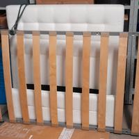 letto singolo con contenitore 