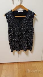 Maglietta con paillettes taglia L