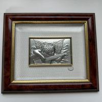 Quadro ACCA in argento 925‰ con angelo