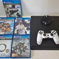 Playstation 4 slim piu controller e 5 giochi