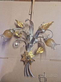 lampadario applique da parete muro lampada luce xw