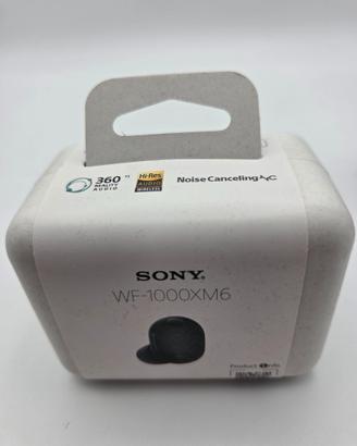 Sony WF-1000XM6 Cuffie In-ear + Custodia. NERO