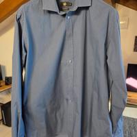 Camicia uomo blu Combipel 