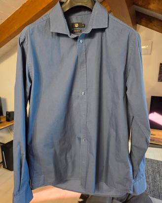 Camicia uomo blu Combipel 