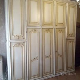 🟢 Armadio a 5 ante in legno massello