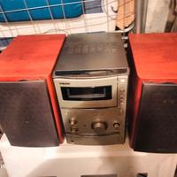 stereo CD combo casse laterali  come nuova 