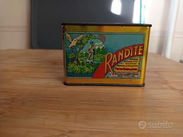 Scatola in latta Randite vuota