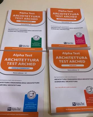 Kit completo Alpha Test Architettura (Test Arched)