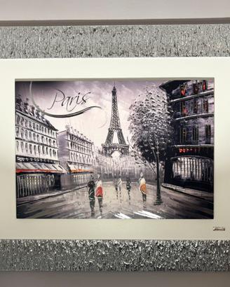Quadro parigi con cornice argento beltrami 78x62,5