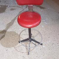Sedia girevole vintage 