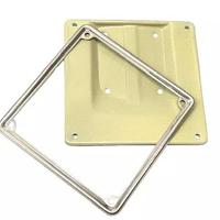 PORTATARGA FERRO + CORNICE 17X17 VESPA 125 PRIMAVE