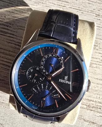 Festina Blu notte con particolari oro