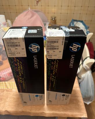 Toner HP Laserjet 210A Nero e Ciano