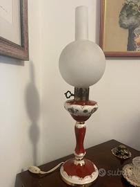 Lampada Vintage in Porcellana ACF stile Limoges