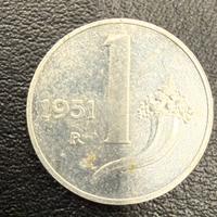 Moneta da 1 lira del 1951