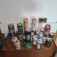 Lattine di birra Vintage lotto 10