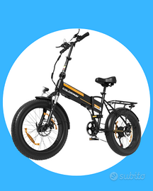 PEDALATA ASSISTITA BK10 500W TELAIO PIEGHEVOLE