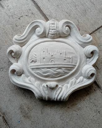 emblema in pietra di Vicenza 