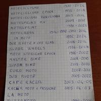 riviste moto e auto 