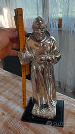 Statua Padre Pio CA ART 40cm Marmo Ricomposto 