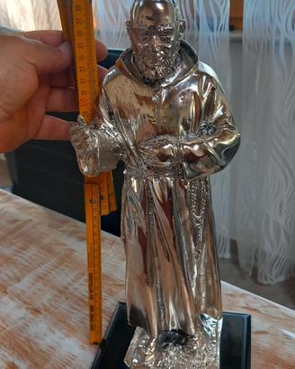 Statua Padre Pio CA ART 40cm Marmo Ricomposto 