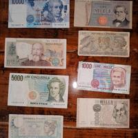 lotto banconote lira italiana