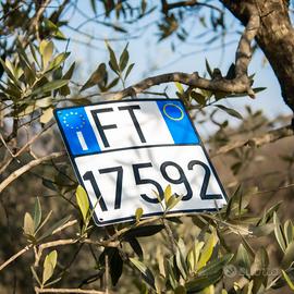 🚹TARGA REPLICA UFFICIALE INDISTRUTTIBILE🚹