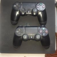 ps4 1TB  usata con due controller 
