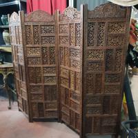 Paravento indiano in legno