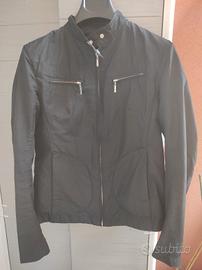 giacca impermeabile nera Camomilla (tg 44)