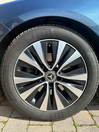 4 cerchi in lega originali mercedes 17 pollici