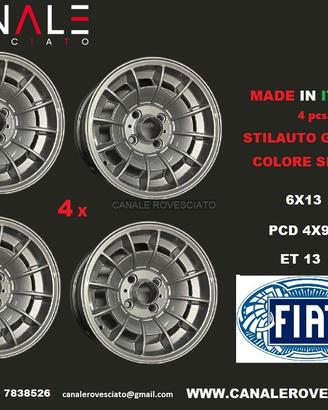 STILAUTO GRIFO 6x13 et13 4x98 fiat 124 217 128 131
