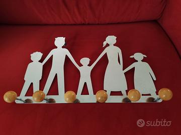 RARE 80s/90s Coat Rack "Family" - In Stile Alessi