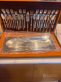 Servizio da pesce 27 pezzi acciaiao inox.Inoxbeck