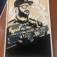 Quadro 3d plastico ken block