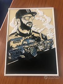 Quadro 3d plastico ken block