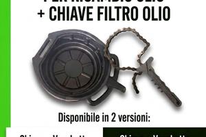 Kit Vaschetta di Raccolta + Chiave Filtro Olio
