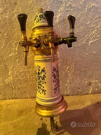 Colonna di spillatura Heineken vintage ceramica
