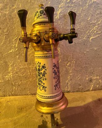 Colonna di spillatura Heineken vintage ceramica